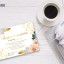 Подарочный сертификат односторонний с бантом и цветами Подарочный сертификат односторонний с бантом и цветами