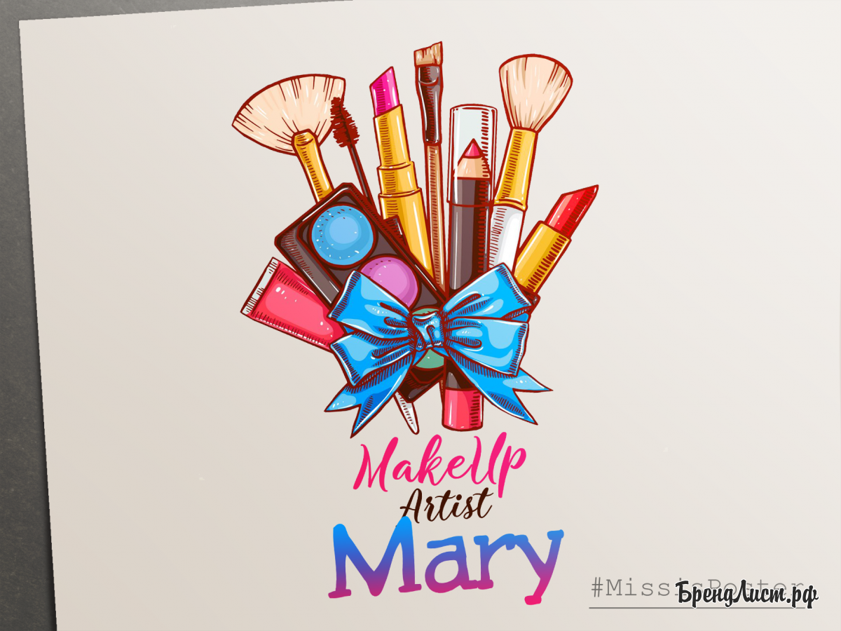 Логотип "make up" #2 Логотип "make up" #2